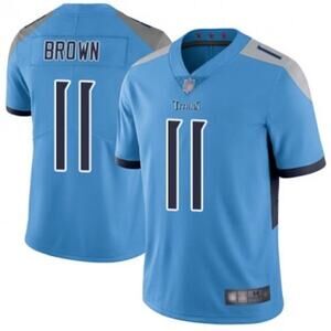 NWT! Nike Men's NFL Football Blue Tennessee Titans AJ Brown 11 Jersey - Size XXL